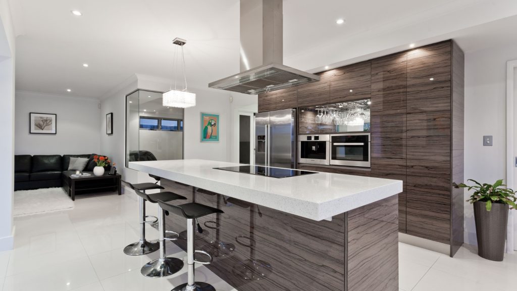 A modern kitchen that is beautiful and stylish