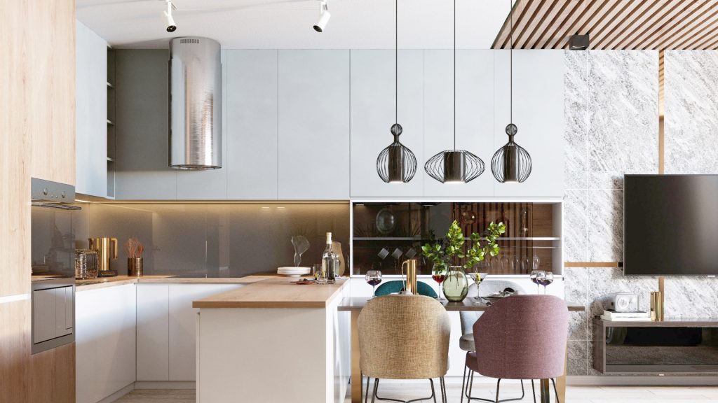 Latest kitchen trend with a modern finish